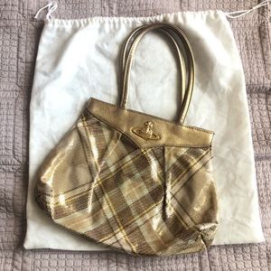 Vivienne Westwood Gold Handbag Mini Purse